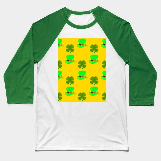 LUCK Of The Irish March 17th Baseball T-Shirt by SartorisArt1